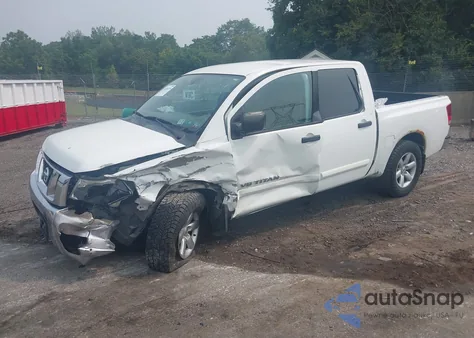 2011 Nissan Titan Sv from USA, damaged, VIN 1N6BA0EK7BN318085